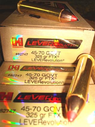 HORNADY - .45-70 FTX LEVEREVOLUTION 325 gr - 20 Rounds